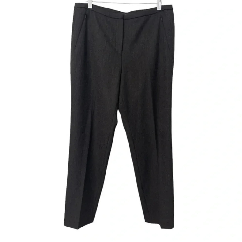 Ellie Tahari Dress Straight Leg Dress‎ Pants Women’s Gray Size 12